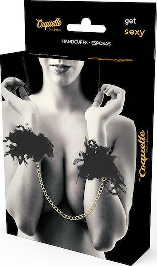 Coquette Chic Desire Fetish Hand Cuffs Deluxe Handcuffs in Silver Color