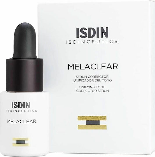 Isdin Isdinceutics Melaclear Moisturizing & Anti-aging Serum Face with Vitamin C for Detoxification & Radiance 15ml