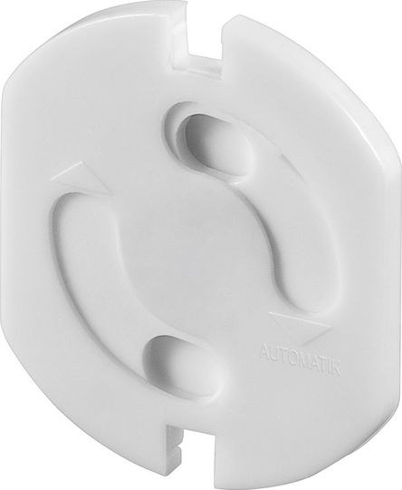 Goobay Socket Protective Cover Simple Placement made of Plastic in White Color 4x3cm 5pcs