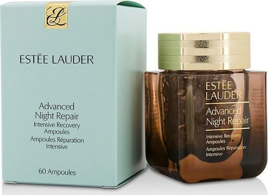 Estee Lauder Advanced Night Repair Intensive Recovery Ampoules Beruhigend & Anti-Aging Serum Gesicht mit Hyaluronsäure für Strahlkraft & Straffung