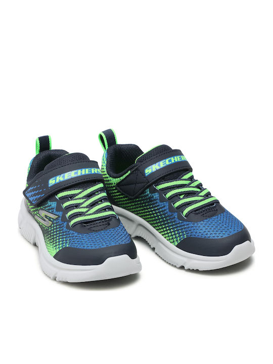 Norvo Kids Sports Shoes Running with Hoop & Loop Closure Navy Blue