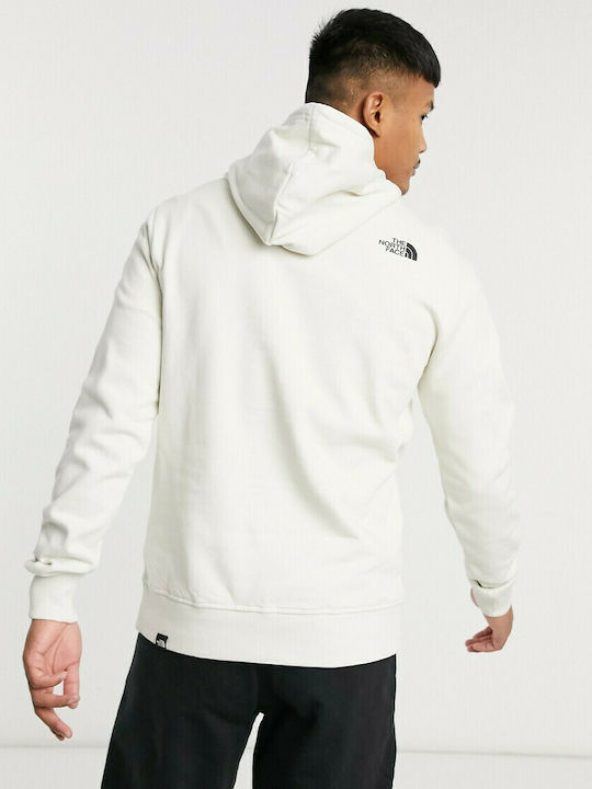 The North Face Black Box White with Hood