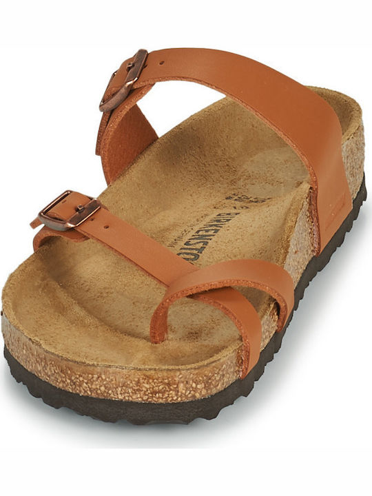Mayari Birko-Flor Women's Flat Sandals Anatomic Ginger Brown Regular Fit