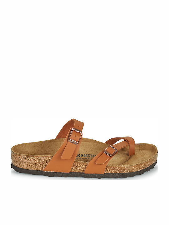 Mayari Birko-Flor Women's Flat Sandals Anatomic Ginger Brown Regular Fit