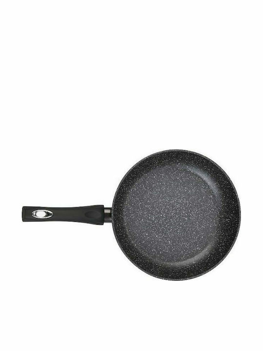 Edenberg Cookware Set of Aluminum with Stone Coating Black 15pcs