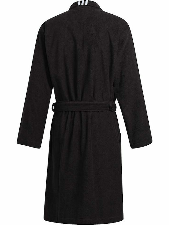 adidas Cotton Swimming Bathrobe FS3373 Black