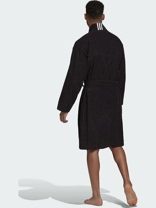 adidas Cotton Swimming Bathrobe FS3373 Black