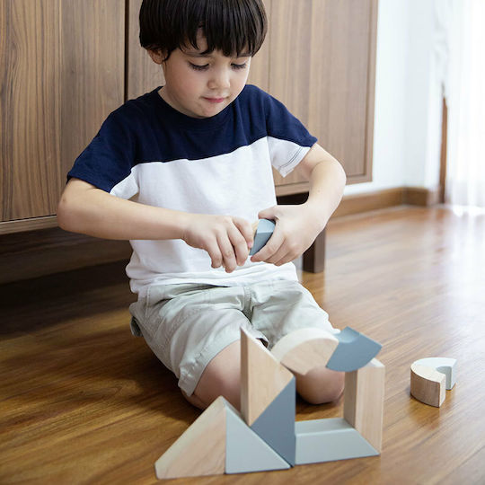 Plan Toys Τουβλάκια Περιστρεφόμενα Ξύλινα για 2+ Ετών 14τμχ