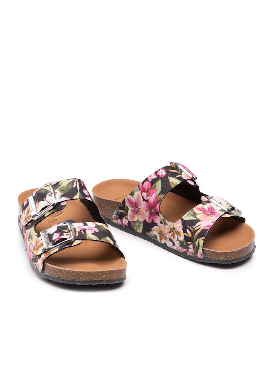 Greeny Malaren Women's Flat Sandals Anatomic in Black Color