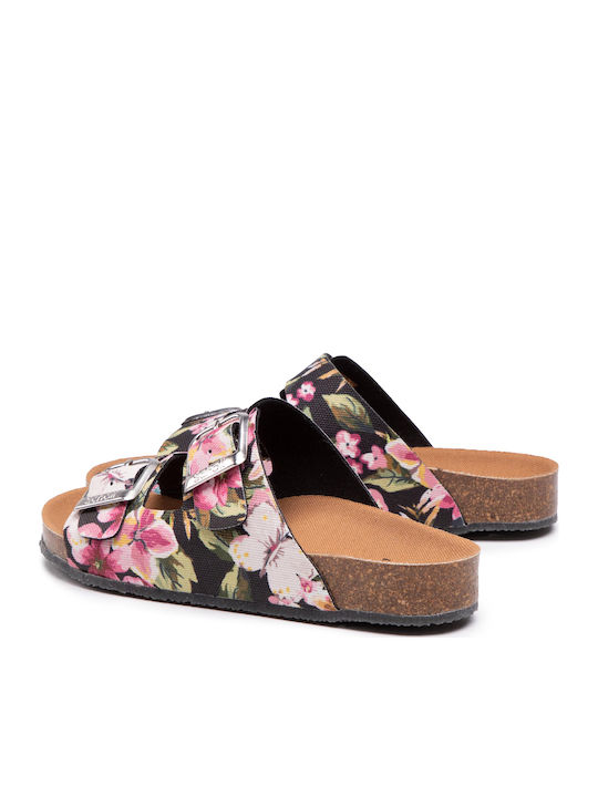 Greeny Malaren Women's Flat Sandals Anatomic in Black Color