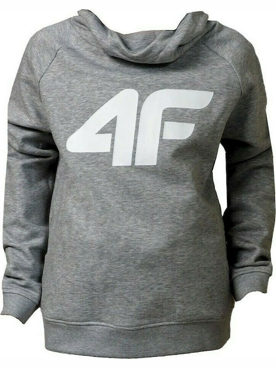 4F Kids Sweatshirt with Hood Gray