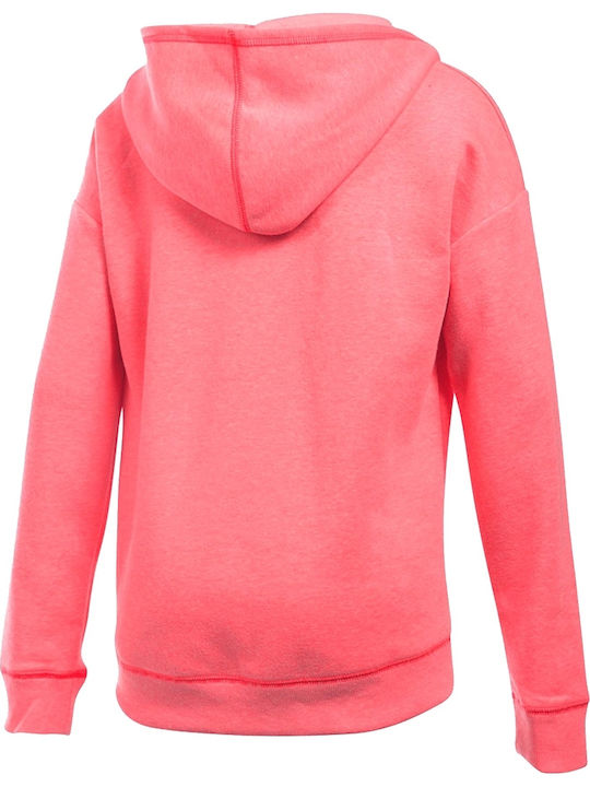 Under Armour Fleece Kinder Sweatshirt mit Taschen Rosa Favorite