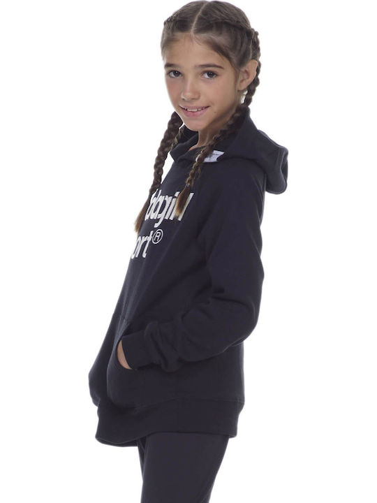 Kids Sweatshirt with Hood and Pockets Blue