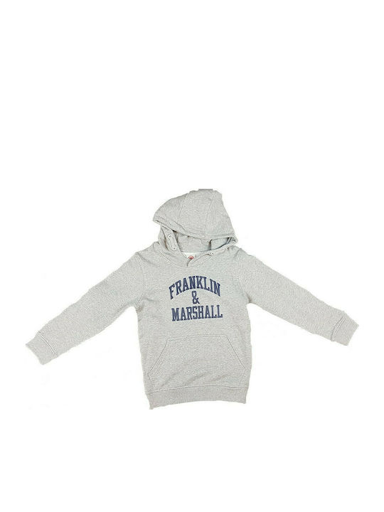 Kids Sweatshirt with Hood and Pockets Gray