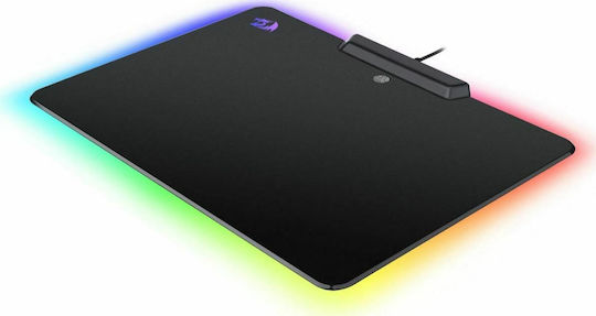 Redragon Epeius Hard P009 Гейминг Мишка Подложка Средна 358мм с RGB Осветление Черен