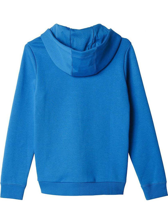 adidas Kids Sweatshirt with Hood Blue Essential Logo