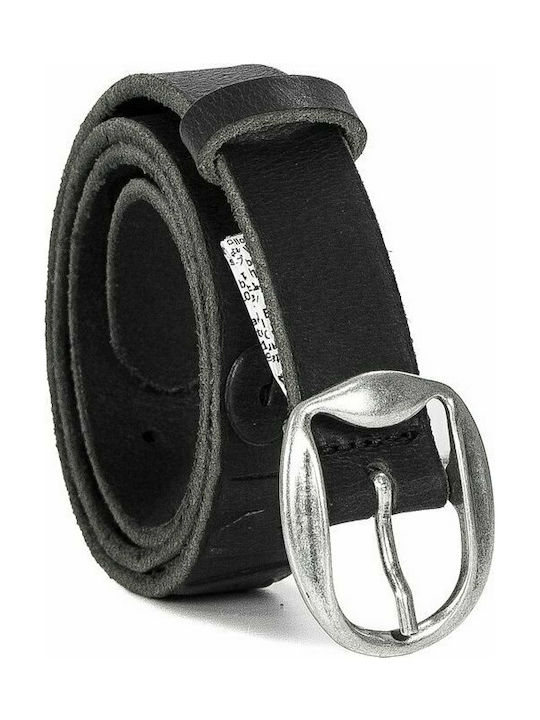 Lisa Women's Leather Belt Black