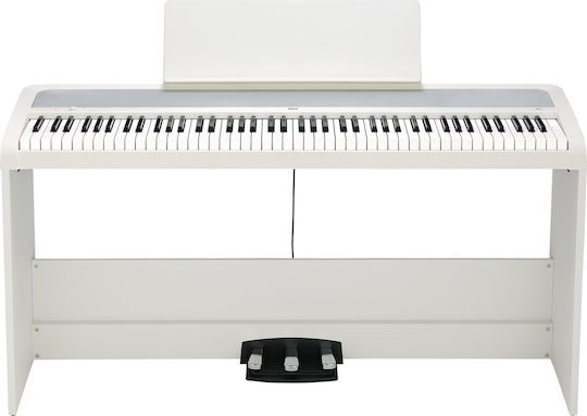 Korg Ηλεκτρικό Stage Πιάνο B2 Set με 88 Βαρυκεντρισμένα Πλήκτρα Ενσωματωμένα Ηχεία και Σύνδεση με Ακουστικά White