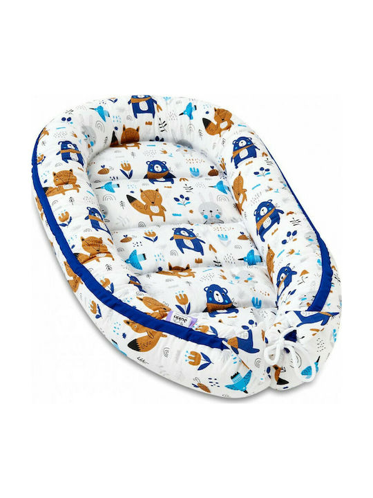 Jukki Happy Friends Baby Nest 5τμχ Blue