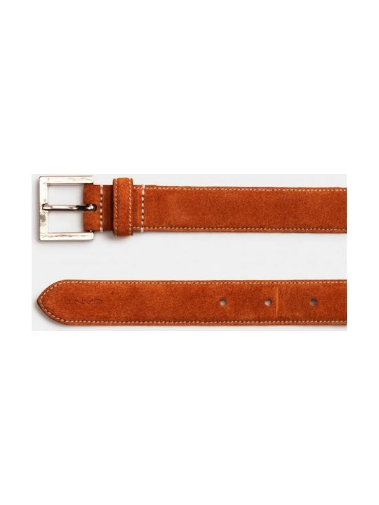 Gant Leather Women's Belt Tabac Brown