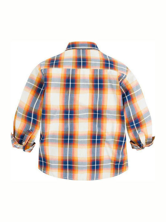 Mayoral Kids Checked Shirt Multicolour