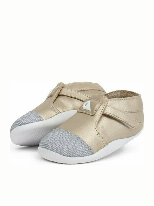 Bobux Βρεφικά Sneakers Αγκαλιάς Χρυσά Step Up Xplorer