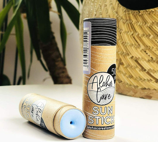 Aloha Care Sun Stick Mineral Stick Antisolar pentru Față SPF50 Cu Pigment Roz 20gr