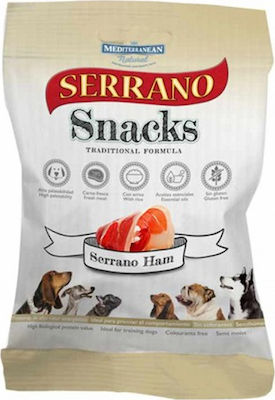 Mediterranean Natural Serrano Dog Treat Small Breeds Gluten Free with Ham 100gr MS68172