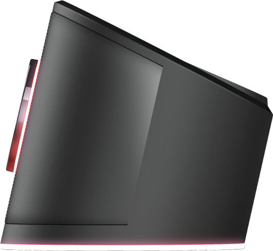 Trust GXT 619 Thorne RGB Illuminated Soundbar Компютърни тонколони 2.0 с мощност 12W в Черен цвят
