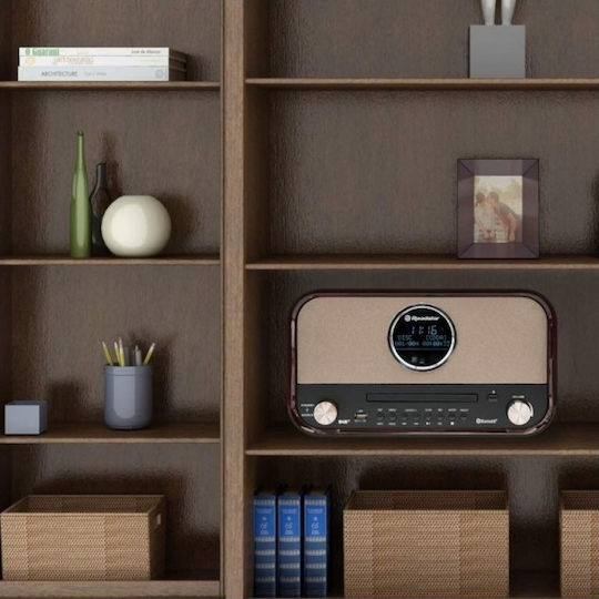 Roadstar Аудиосистема 1 HRA-1782ND+BT 30W с CD / Цифрови медии Player и Bluetooth Кафяв