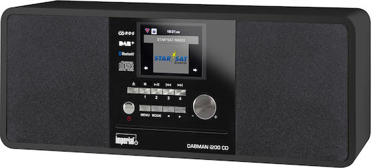 Imperial AV Ηχοσύστημα 2.0 Dabman i200 22-236-00 20W με CD Player, WiFi και Bluetooth Μαύρο