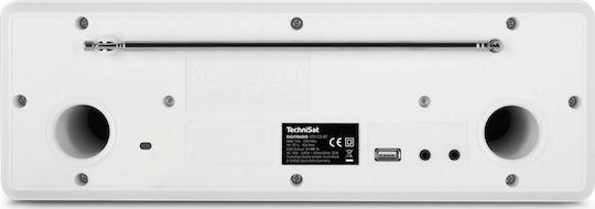 Technisat Аудиосистема 2 DigitRadio 370 0001/3948 10W с CD Player и Bluetooth Бял