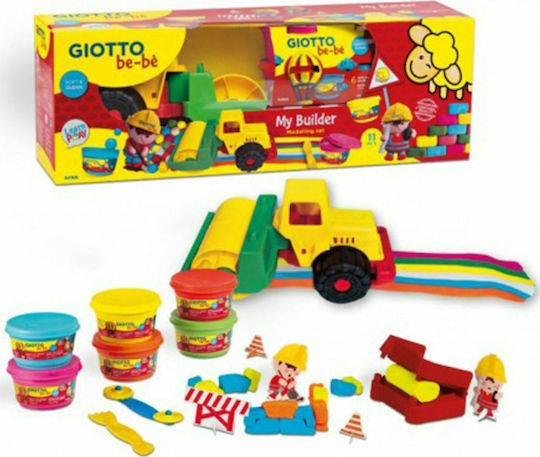 Giotto Plasticine - Game Bebe My Builder for 2+ Years, 11pcs 000479500