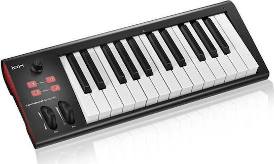 iCON Midi Keyboard με 25 Πλήκτρα Μαύρο