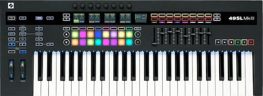 Novation Midi-Tastatur SL MkIII mit 49 Tasten Schwarz
