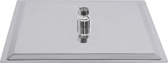 vidaXL Τετράγωνη Κεφαλή Ντουζ 30x30cm Inox