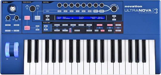 Novation Synthesizer Ultranova με 37 Πλήκτρα Τυπικής Αφής Μπλε