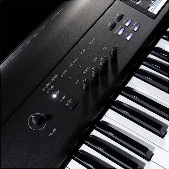 Korg Synthesizer Krome 73 Music Workstation with 73 Dynamic Keys Black