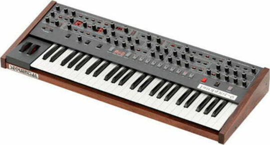 Dave Smith Synthesizer Sequential Prophet 6 με 49 SemiWeighted Πλήκτρα Μαύρο