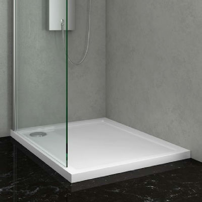 Karag Rectangular Acrylic Shower White New Flat 11 70x140x5.5cm