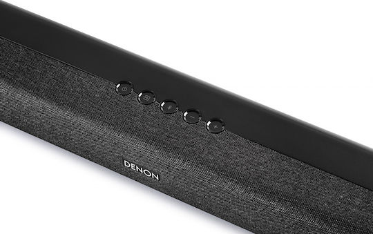 Denon DHT S416 Soundbar 2.1 Bluetooth, HDMI și Wi-Fi cu Telecomanda Negru