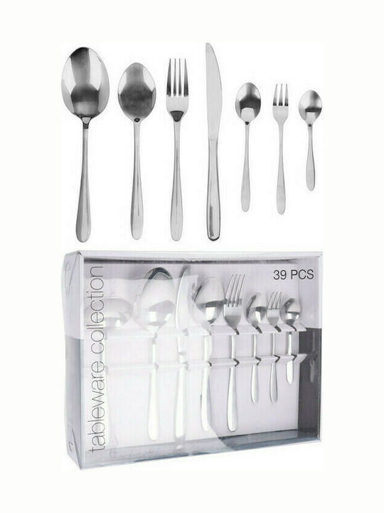 Excellent Houseware CC4100610 Besteckset Silber 39Stück