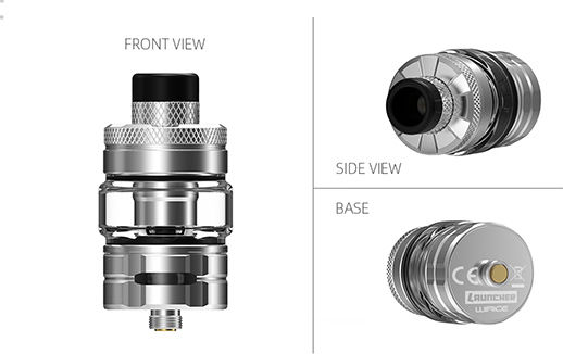 Hellvape Launcher Wirice Electronic Cigarette Vaporizer 2ml 25mm Stainless Steel