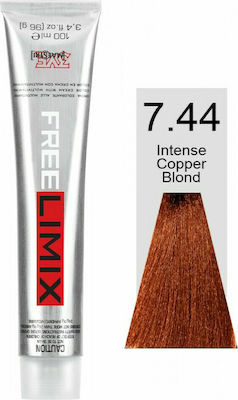 Freelimix Permanent Color Haarfarbe 7.44 Blonde Bronze Intense 100ml