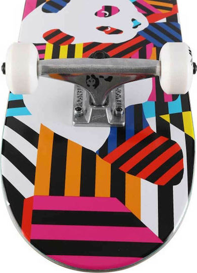 Enjoi Panda Stripes Resin 7.75'" Komplett Kurzboard Mehrfarbig