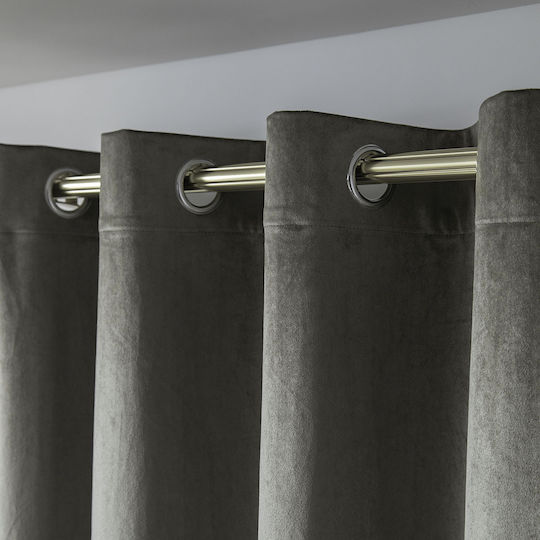 Beauty Home Blackout Curtain With Grommets Beige 140x270cm