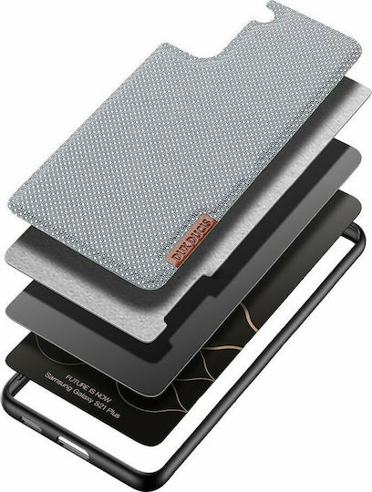 Dux Ducis Fino Back Cover Σιλικόνης / Υφασμάτινο Μπλε (Galaxy S21+ 5G)