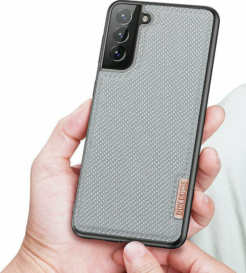 Dux Ducis Fino Back Cover Σιλικόνης / Υφασμάτινο Μπλε (Galaxy S21+ 5G)