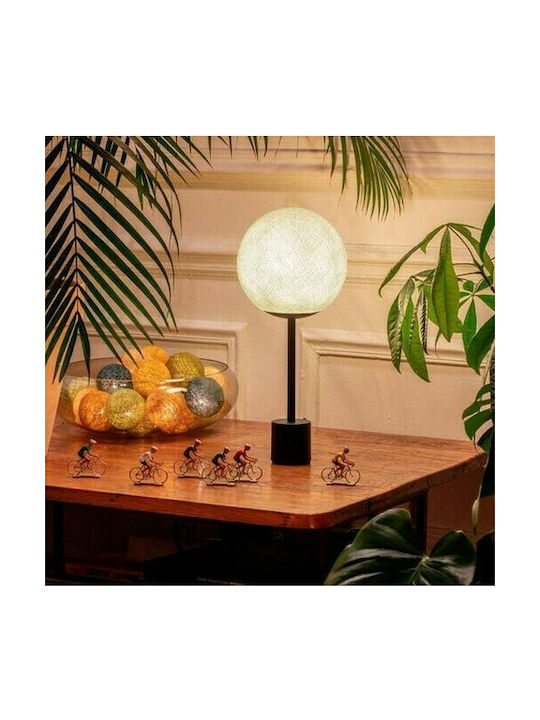 La Case de Cousin Paul Kinder Nachttischlampe Apapa Weiß 17x17x40εκ.
