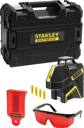 Stanley Fatmax Αυτορυθμιζόμενο Γραμμικό Αλφάδι Laser Κόκκινης Δέσμης με Εύρος Εργασίας 20m